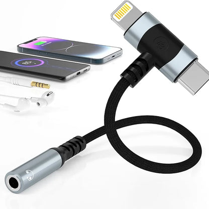 Wired Earplug Earbuds with 2-in-1 Adapter