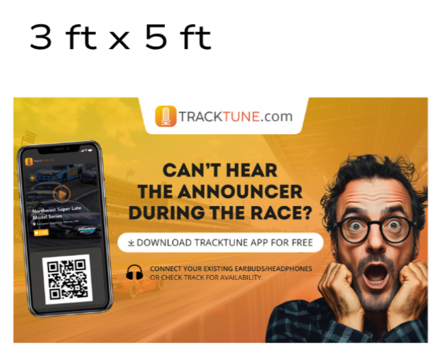 Can't Hear The Announcer | Banner